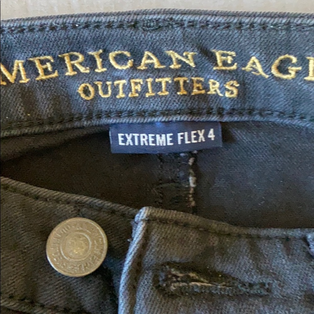 Men AE black Rippe Jeans